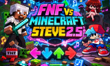 FNF Vs Minecraft Steve 2.5 background