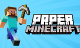 Paper Minecraft background