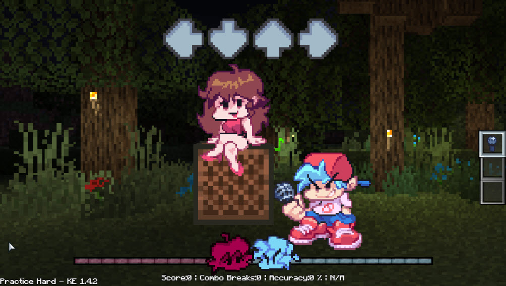 FNF Vs Minecraft Steve 2.5 Screenshot